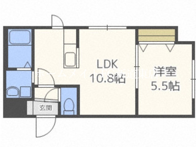 ＡＬＰＨＡ栄町の間取り