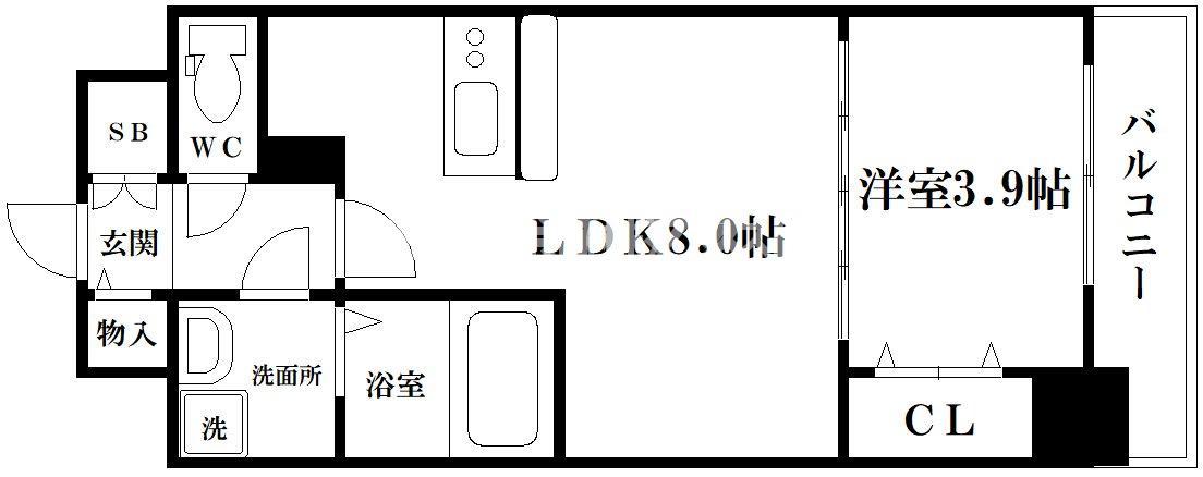 【RPレジデンス都島の間取り】