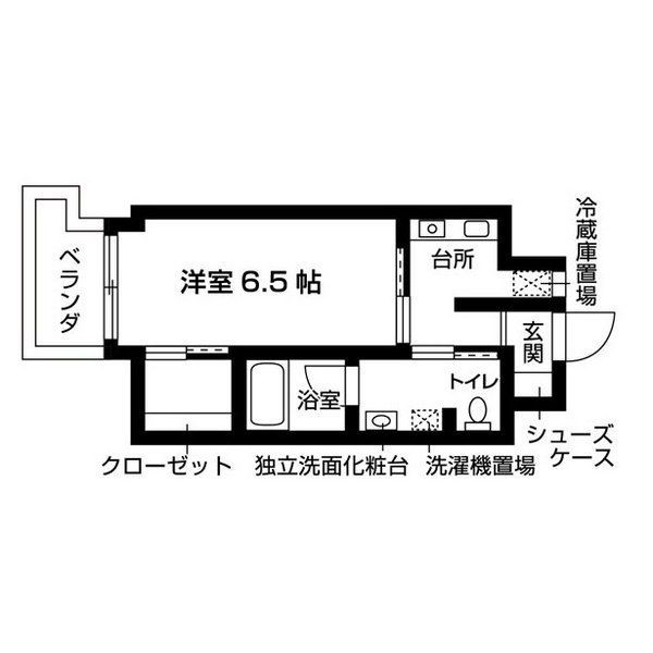 名古屋市熱田区比々野町のマンションの間取り