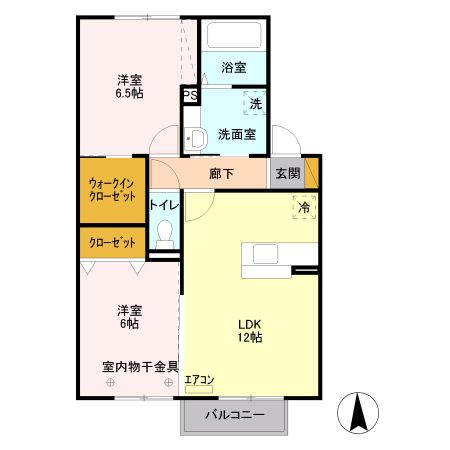 ロイヤルガーデン中島　IIIの間取り