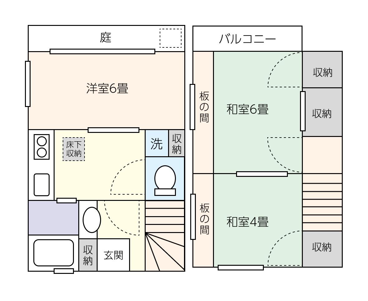 ヴィラ山口の間取り