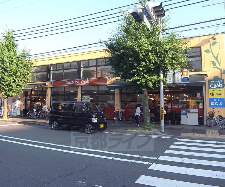 【京都市右京区西京極北衣手町のアパートのスーパー】