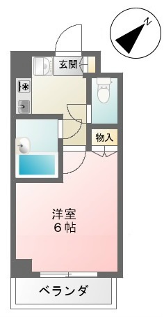 マテリアル府中の間取り