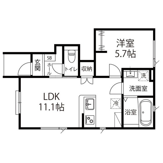 Ｃｈａｃｏ桜ヶ丘の間取り