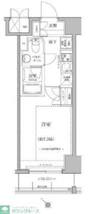 川崎市川崎区南町のマンションの間取り