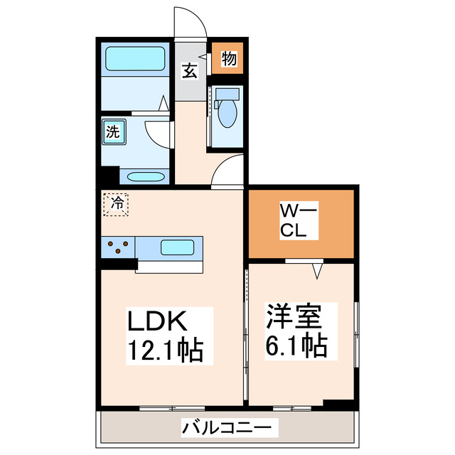 マーレ京町の間取り