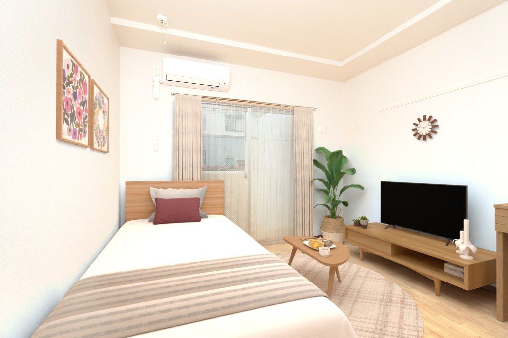 居室・リビング　バーチャルモデルルームのため家具・家電などはついておりませ…