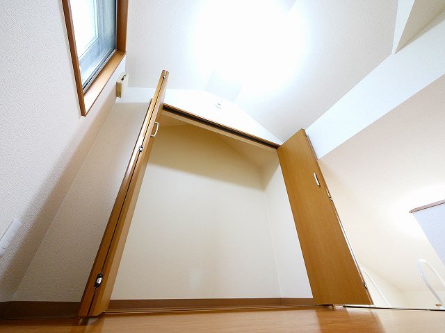 収納　たっぷりとした収納スペースです