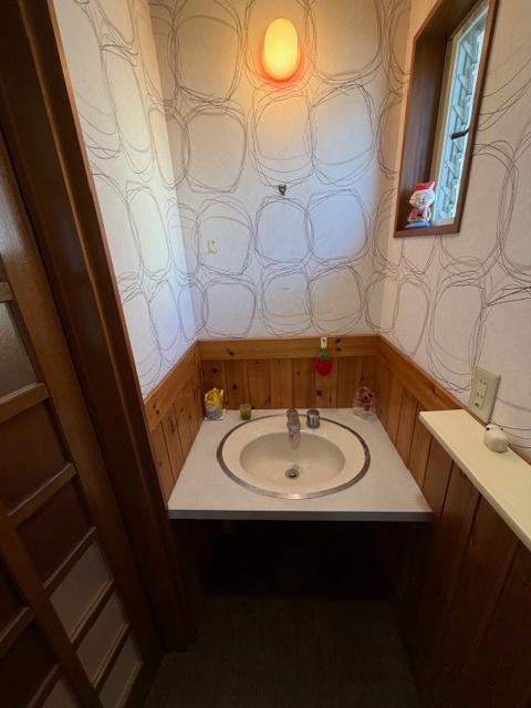 洗面設備　店舗スペースの洗面です。