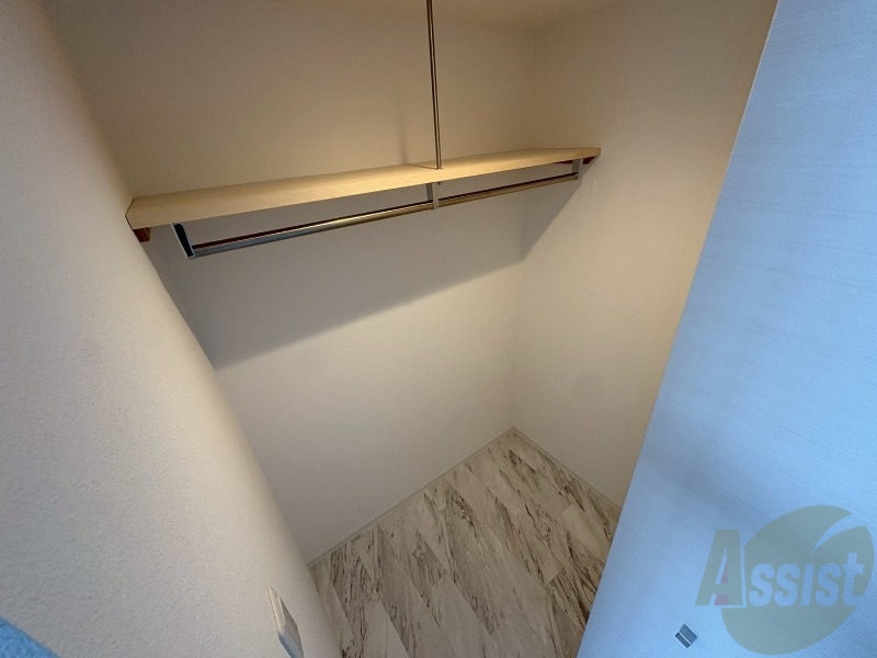 収納　洋室にはクローゼットがあるのですっきり片付きそうです。