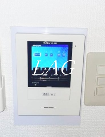 セキュリティ　モニター付きインターフォンです。