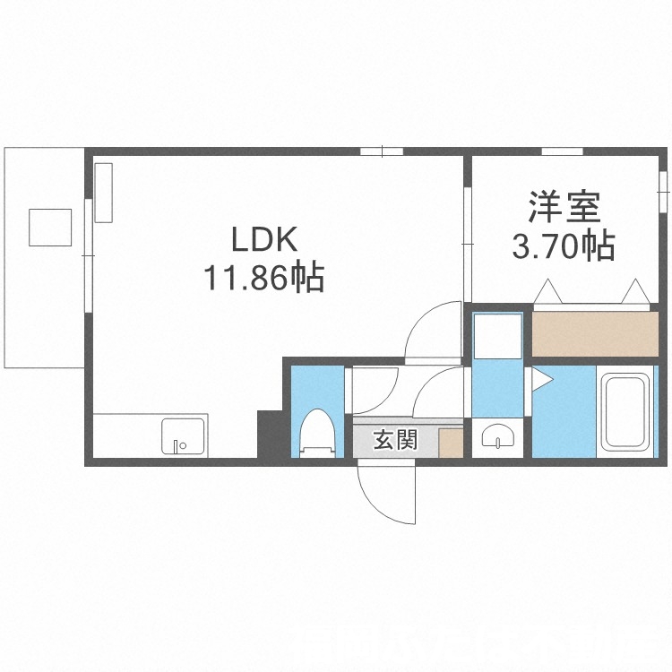 Q-STAGE住吉の間取り写真