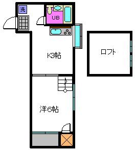 シェルコート吉岡の間取り