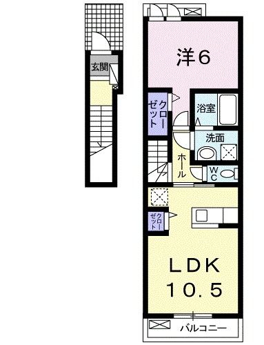 グレイス　さくらの間取り