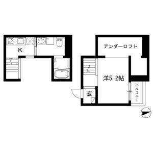 Tross港栄の間取り