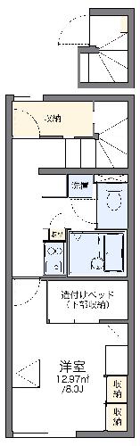 【レオパレスシャラ３６の間取り】