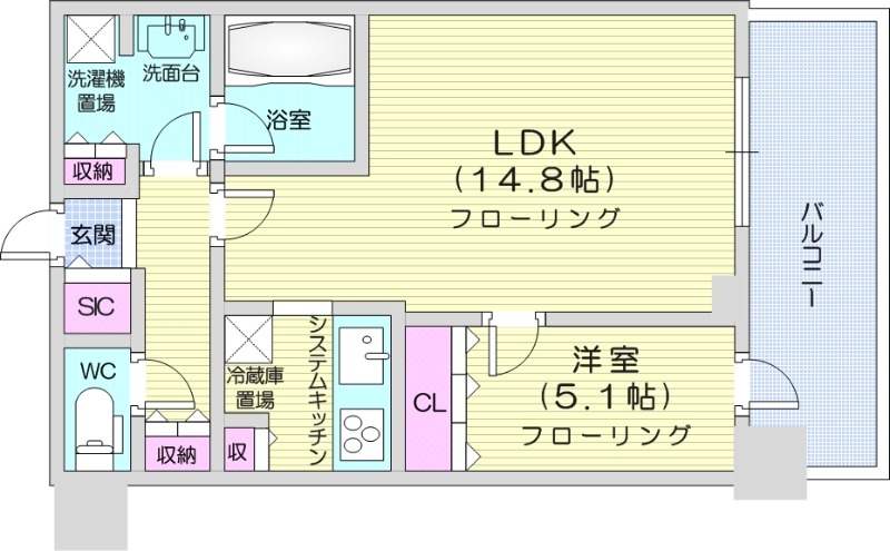 ONE札幌ステーションタワーの間取り