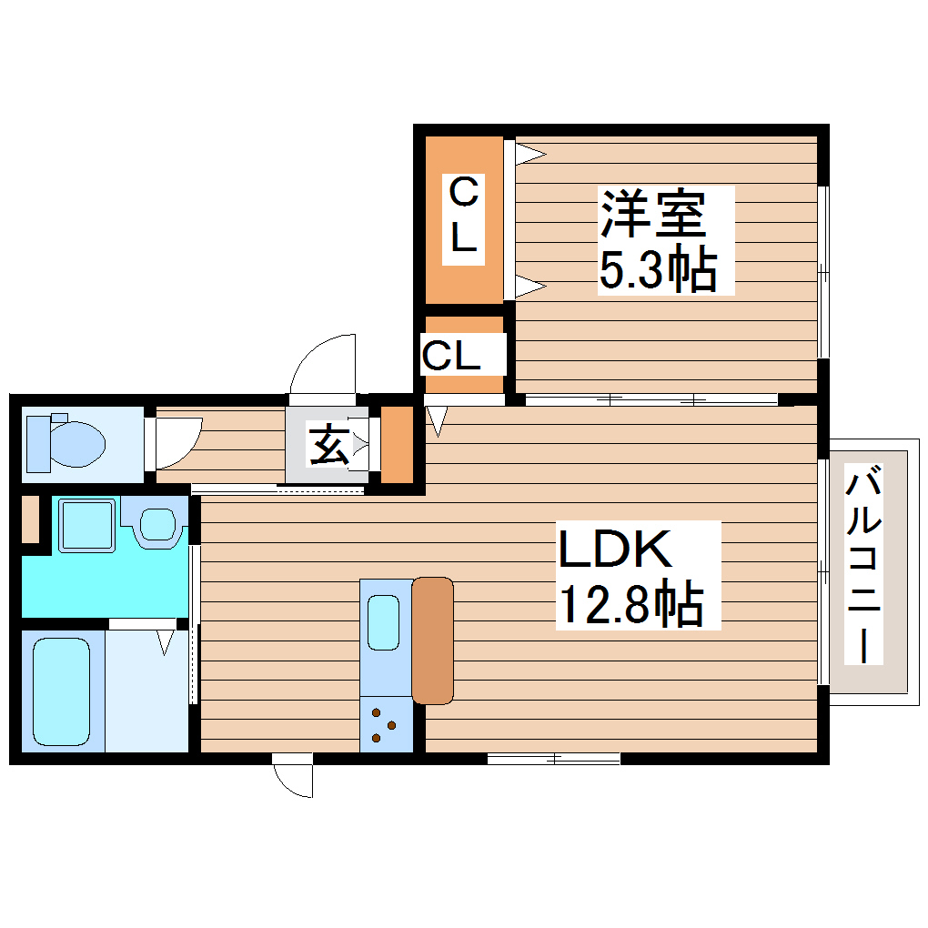 HANARISEの間取り