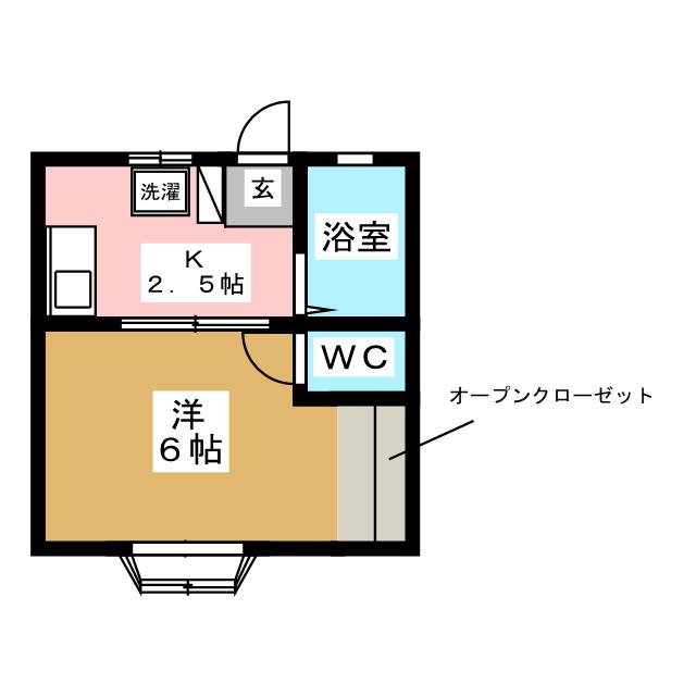 シャングリラ壱番館の間取り