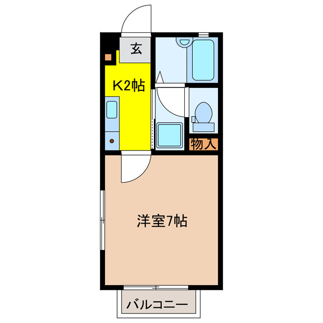 ニューひさごハイツＡの間取り