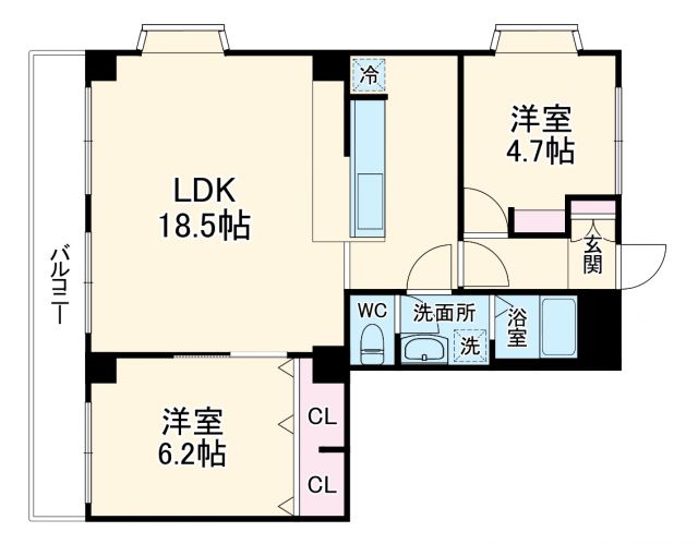 アグリヒル青葉台の間取り