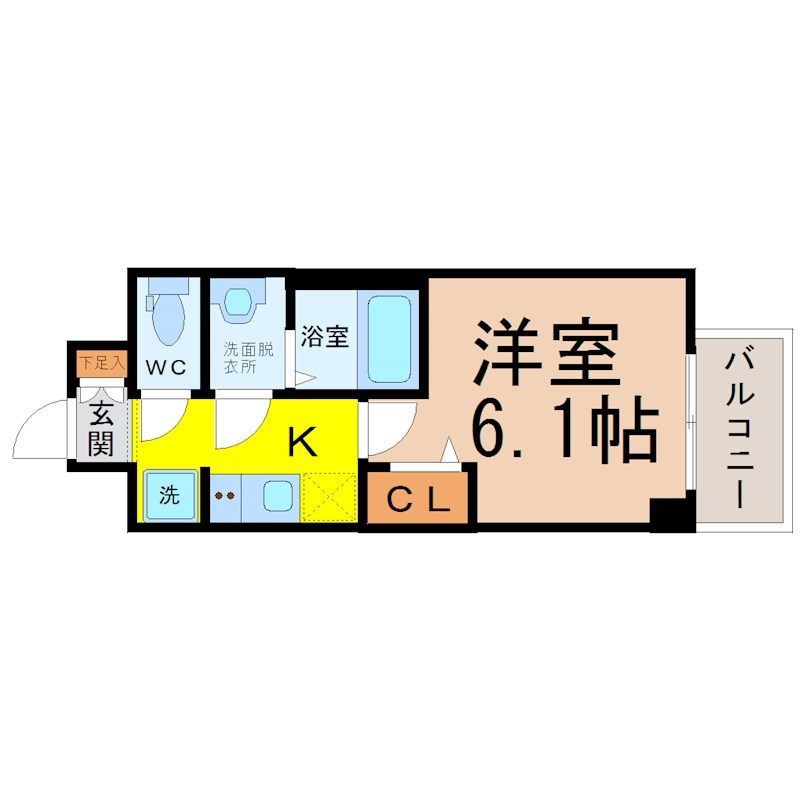 プレサンス広小路通葵の間取り