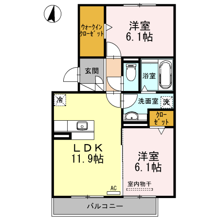 レジェンド　Ａの間取り