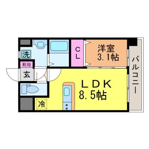 アルファプレミアム高砂の間取り