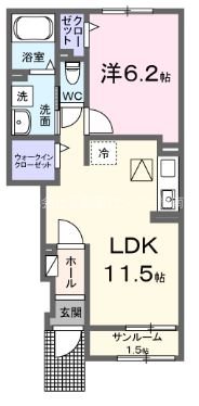 モンプチボヌールの間取り