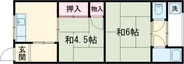 【葉月荘の間取り】