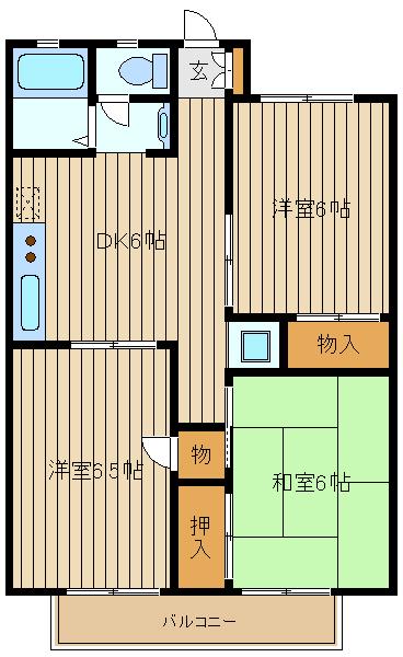 セジュール大泉学園の間取り