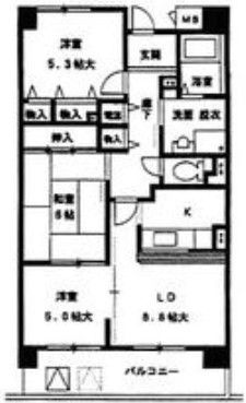 メゾンフロマージュ関目の間取り