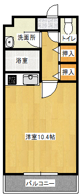 ハートランドヤナギタの間取り