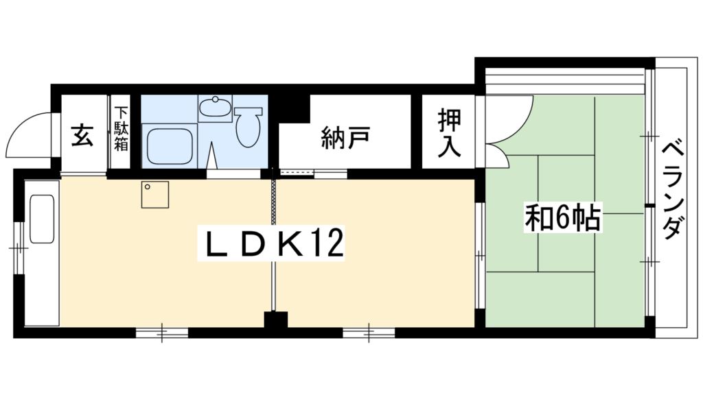 ヴィラ東山の間取り