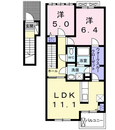 Ｍａｉｓｏｎ　Ｄｙｌｕｓ　IIの間取り