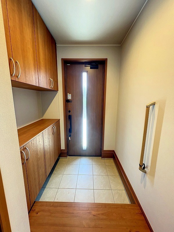 玄関　シューズインクローゼット完備の玄関♪