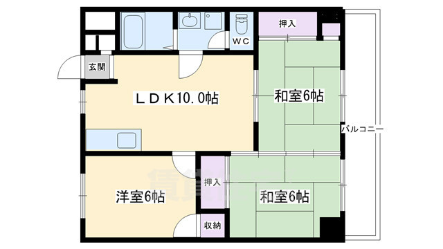 東和ハイツ本館の間取り