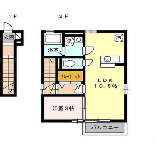 レミエル　★★の間取り