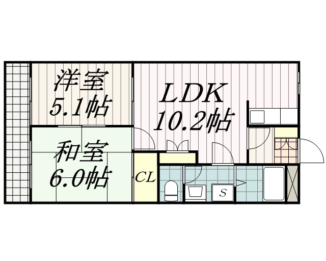 【クレストール蘇我の間取り】