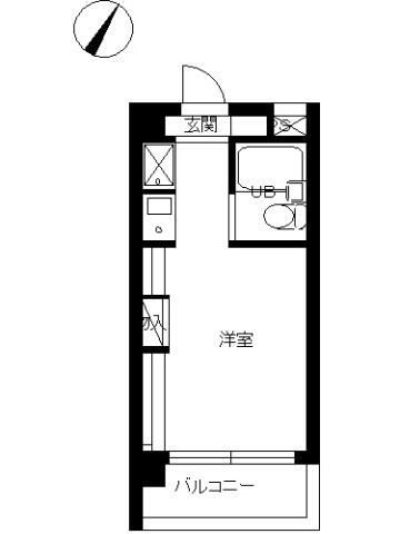 世田谷区松原のマンションの間取り