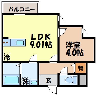 GranSuite　Motoomachiの間取り