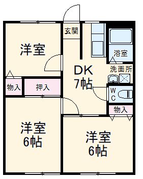 アーバンライフＤ棟の間取り