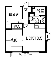 メゾン鈴栄の間取り