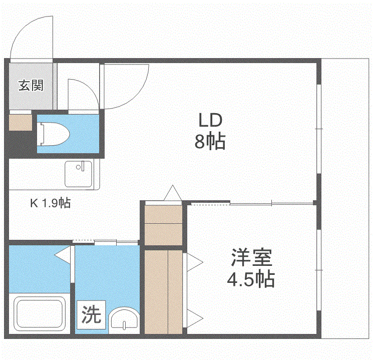 ミオンズ清田の間取り