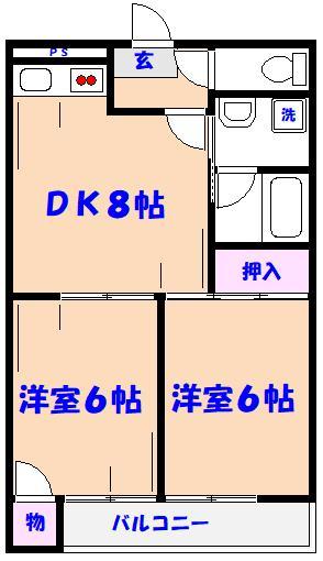 ヴィーア・パルコＡ棟の間取り