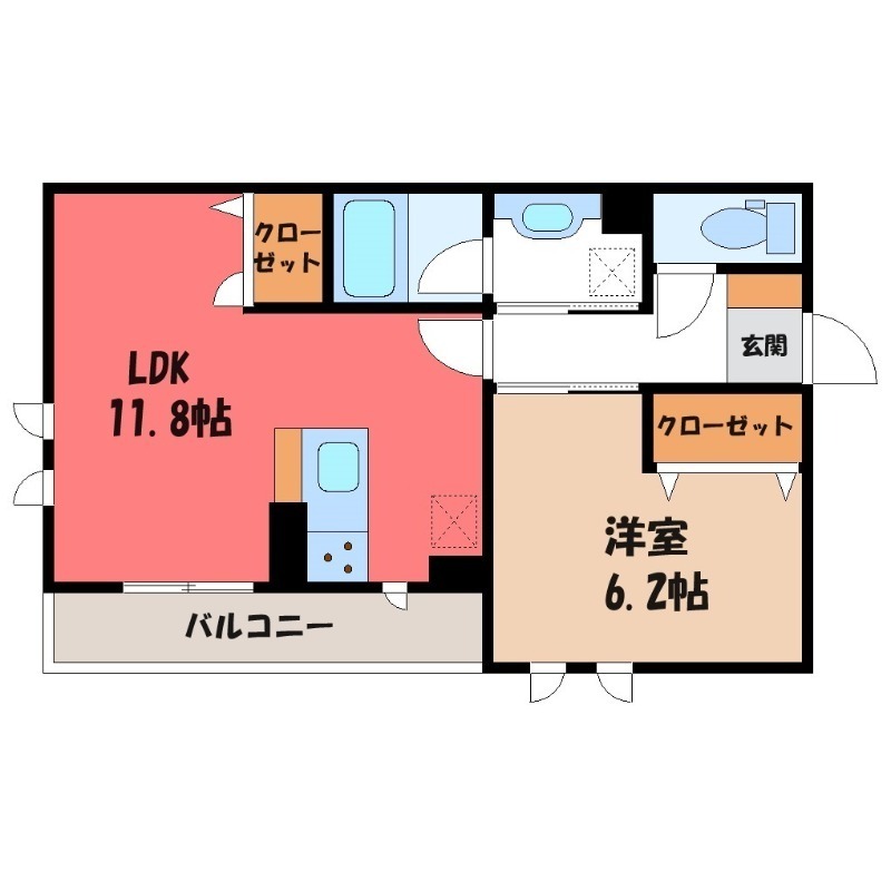 TORISIAS 今泉3丁目の間取り