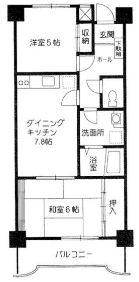 ノースヒルズ参番館の間取り