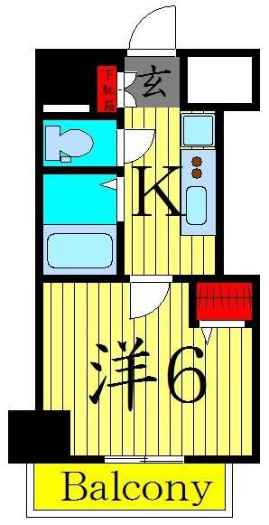 【レーヴ・アデル千住新橋の間取り】