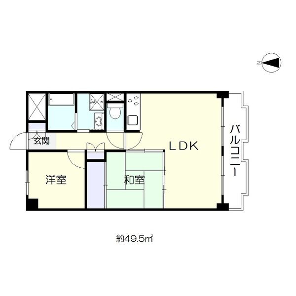 空港リブレ大阪屋の間取り