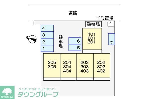 【アルカディア　みなみ野の駐車場】